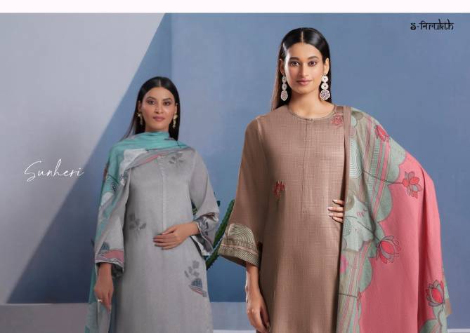 Sunheri By Sahiba Printed Cotton Dress Material Wholesale Shop In Surat